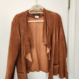 Suede jacket size lg